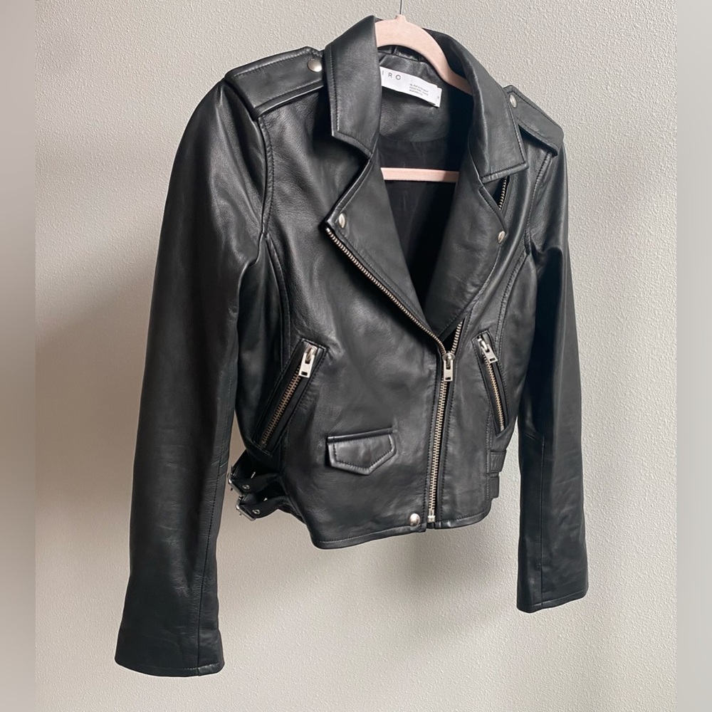 Sz.38 - IRO Ashville Leather Jacket